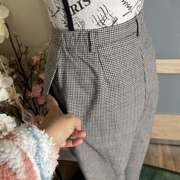 Andrea Viccaro Women's 12P Lined 100% Wool Trouser Multicolor Flat Front - Picture 6 of 7